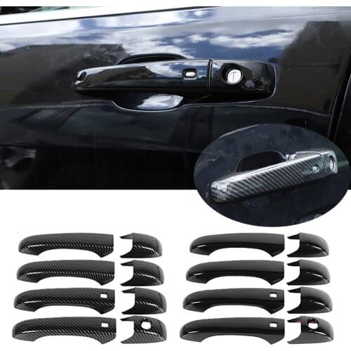 ABS Side Smart Door Handle Decorative Cover for Dodge Durango Jeep Grand Cherokee 2011+ Exterior Car Accessories