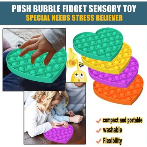 Funny Push Bubble Sensory Toys For Adults And Children ChildrenS Anti-Stress Autism Special Needs Stress Relief Educational Toy