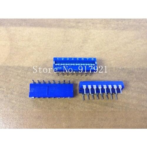 [ZOB] Imported 8P dial switch dial switch toggle switch original flat --50pcs/lot