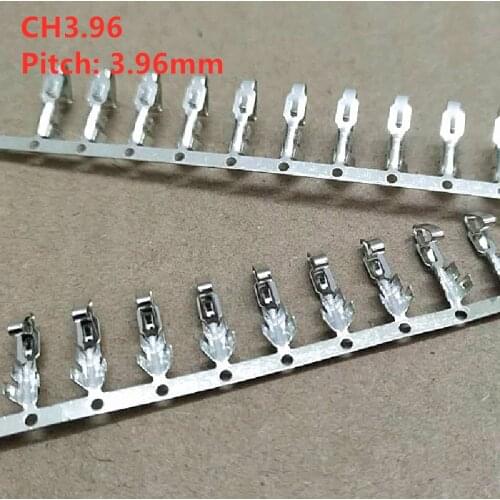 100pcs/lot CH3.96 Terminal Plug Connectors Spacing 3.96MM Wire Cable Housing Female Pin