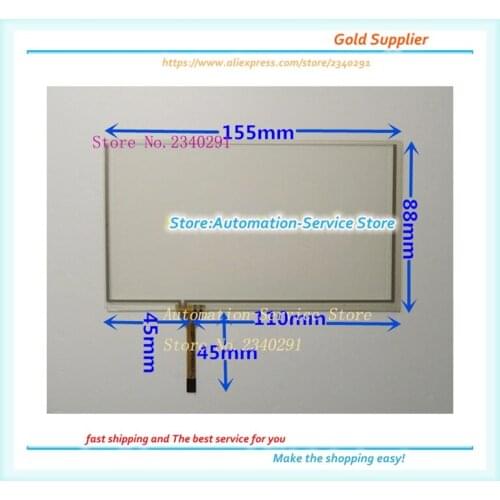 6.2 Inch Touch Screen For GPS Navigation Screen Car DVD Touch Panel 155*88 New