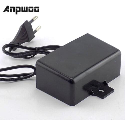 ANPWOO AC/DC 12V 2A 2000ma CCTV camera Power Supply adaptor Outdoor Waterproof EU US Plug Adapter Charger for CCTV video Camera