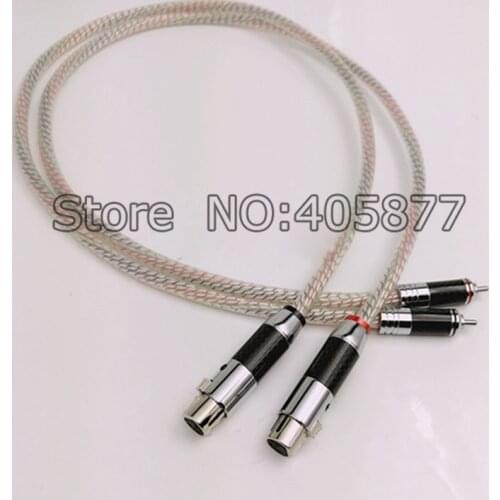 XLR Balance Audio Cable With carbon fiber hifi audio Cable 1M