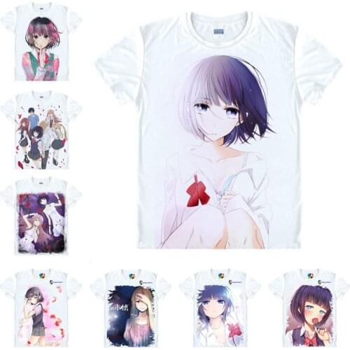 Coolprint Japanese Anime Shirt Scums Wish T-Shirts Multi-style Short Sleeve Hanabi Yasuraoka Kuzu No Honkai Cosplay Kawaii Gift