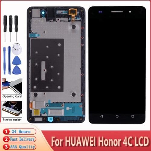 Display Module For 5.0" Huawei Honor 4C LCD Display Touch Screen Assembly Digitizer Free Tools For Honor 4C LCD