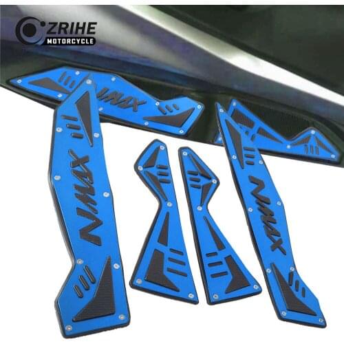 FOR YAMAHA NMAX155 NMAX-155 2015 2016 2017-2020 Motorcycle Footrest Footboard Step Motorcoss Floorboards Foot Plate pedal pegs