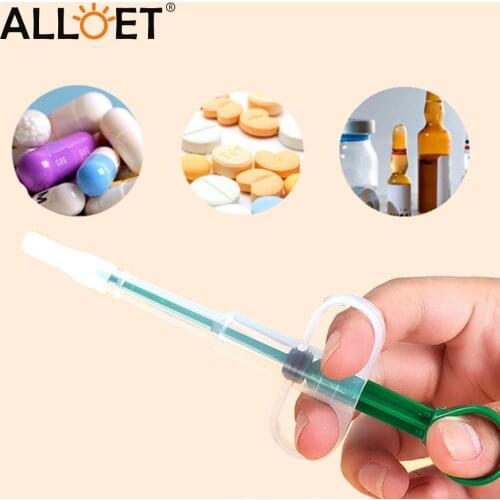 Dog Cat Puppy Medicine Water Syringe Tablet Pill Gun Dispenser Pusher Injection Needle Pet Safety Feeder Tool Pet Product