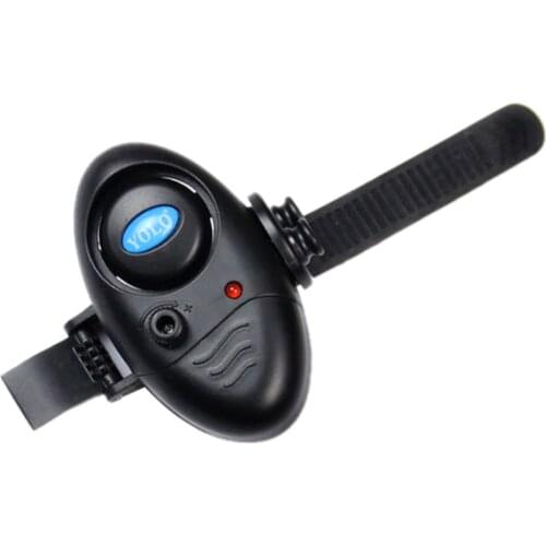 Hot Fishing Electronic LED Light Fish Bite Sound Alarm Bell Clip On Fishing Rod Black Tackle Fish Finder