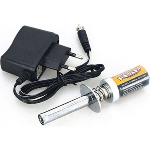 HSP 1.2V 1800mah Lighter Glow Plug Igniter With Charger For RC Airplane Methanol Engine for rc car