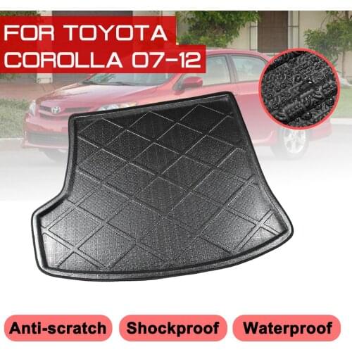 Carpet Car Floor Mat For Toyota Corolla 2007 2008 2009 2010 2011 2012 Rear Trunk Anti-mud Cover