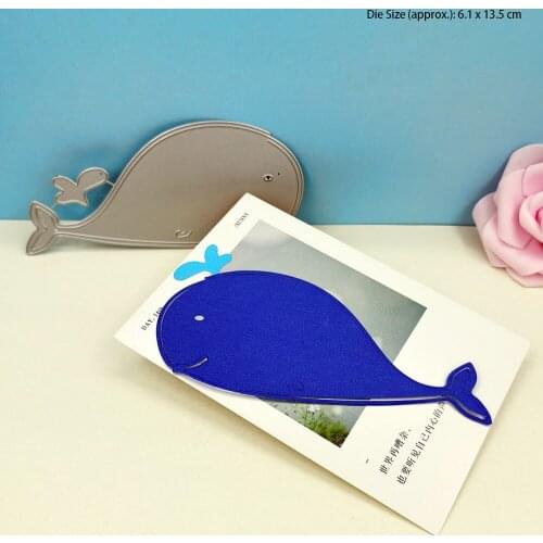 Whale Metal Cutting Dies Scrapbooking Embossing Folders For DIY Album Card Making Craft Stencil Greeting Photo Paper