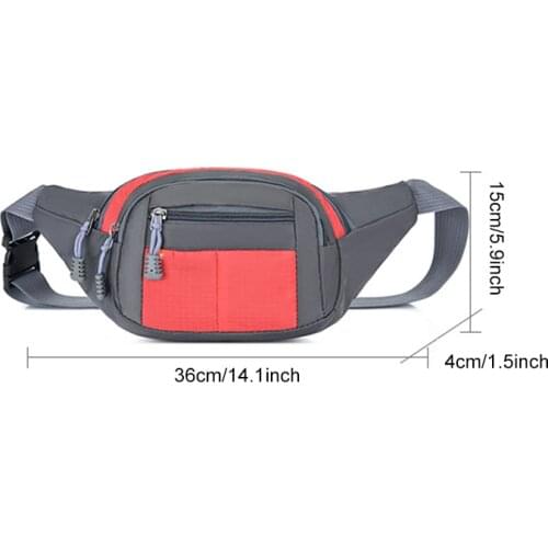 Fanny Pack Multifunctional Waist Pack Bag for Women Men Hip Bum Bag Traveling Outdoors Workout Sport Running Use d88