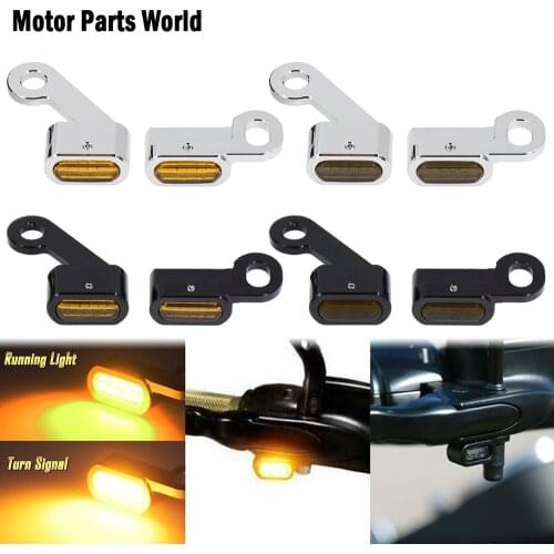 Motorcycle LED E Mark Turn Signal Light Running Indicator Lamp For Harley Sportster XL48 72 1200 883 2004-20 Nightster Roadster