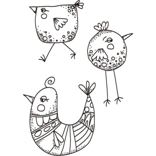 Cartoon stamps Clear Stamp for Scrapbooking Transparent Silicone Rubber DIY Photo Album Decor 621