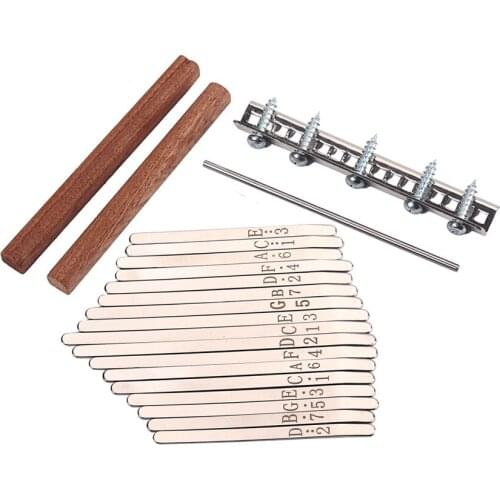 Musical Steel Keys for 17 Note Kalimba African Mbira Thumb Piano
