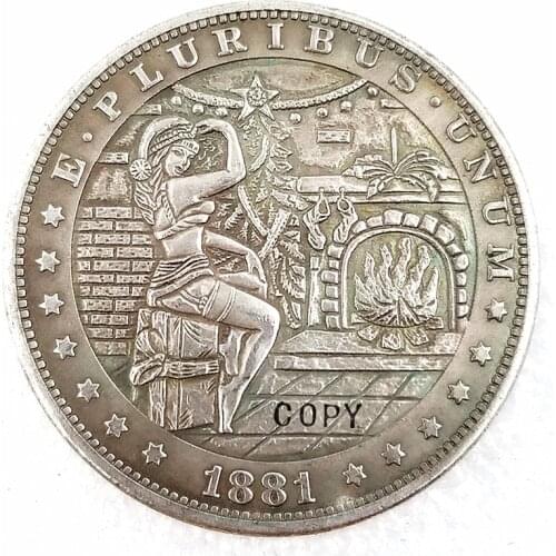 Type #35_Hobo Nickel Coin Morgan Dollar Copy Coin