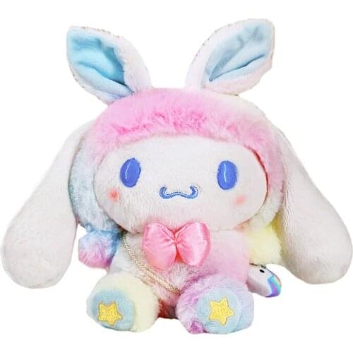 2021 new Cute 25cm Easter Cinnamorol Plush Toys Stuffed Animal Soft Doll Kids Birthday Gift Cartoon Anime