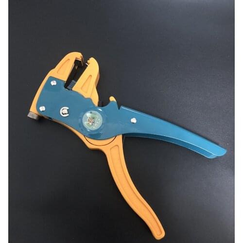 Hs-700d Duck-billed stripper forceps Self-adjusting Insulation Wire Stripper Cutter Hand Crimping Tools