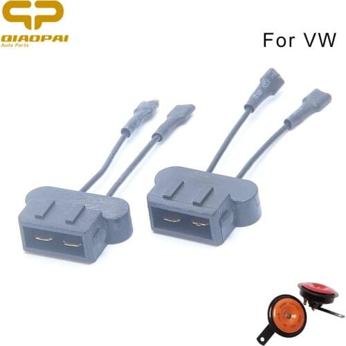 Universal Car Snails Horn Dedicated Horn Socket Conversion plug Loudspeaker Socket Accessories For VW Santana Jetta Bora Audi B5
