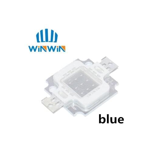 1pcs 10W LED chip Integrated High power 10w LED Beads 10W blue Led chip 100-150lm 10W led Chips