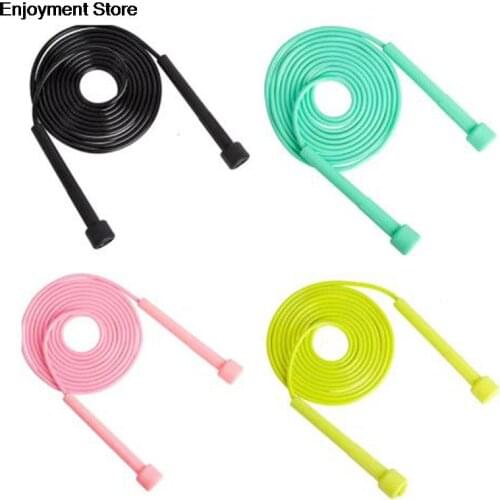 NEW 1Pc Professional Speed Jump Rope Kids PVC Skipping Rope Adjustable Fitness Equipment