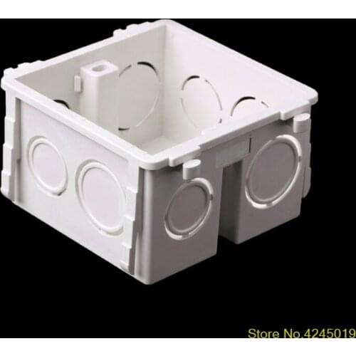 New High quality 86-Type PVC Junction Box Wall Mount Cassette For Switch Socket Base GOOD