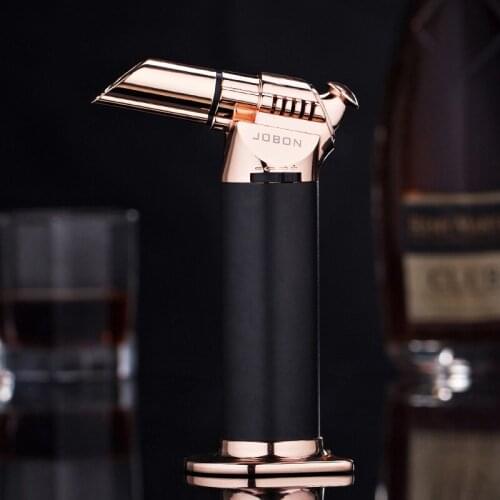 Jobon Auto Ignition Fashion New Kitchen Camping BBq Culinary Butane Gas Blow Torch Flamethrower torch lighter