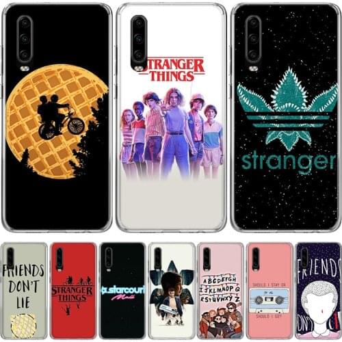 Stranger Things Poster TV Phone Case for Huawei P40 P30 P20 Mate 30 20 10 Pro P10 Lite P Smart Z + 2019 Gift Coque Cover Capa