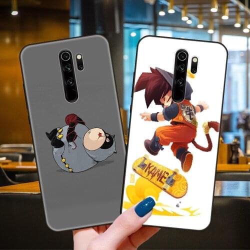 Phone Case For Xiaomi Redmi 7 7A 8 8A Note 8T 9 Pro 4 5 9S Black Cover Funda Silicone Prime Soft Shell Various Obese Heroes