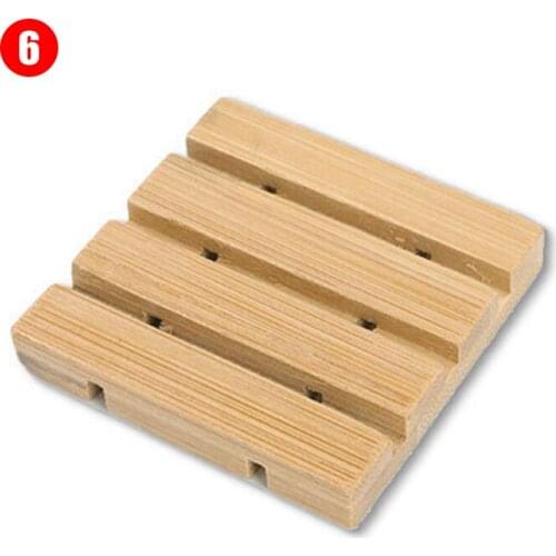 Wooden Soap Dishes Bamboo Soap Tray Holder Soap Rack Plate Box Container Portable for Home Bathroom can CSV