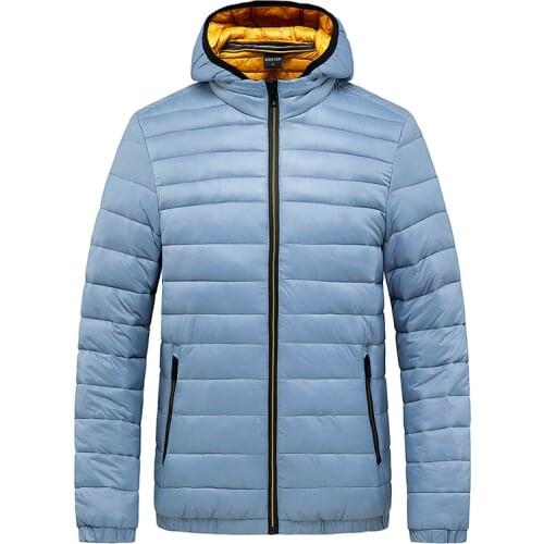 AIOPESON Solid Color Hoodied Parkas Men Casual Thick Warm Streetwear Coat Men New Winter Vogue Outwear Windproof Mens Jackets