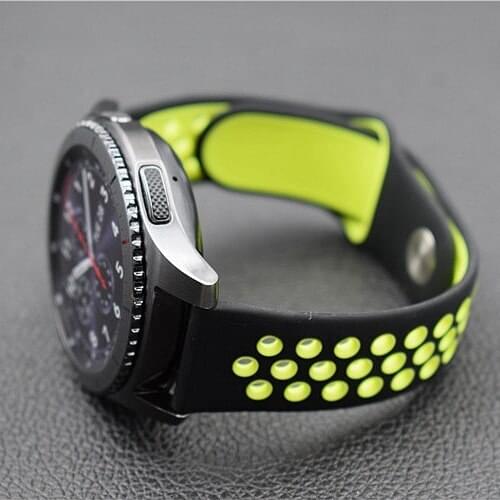 20/22mm Soft Silicone Bracelet For Huawei GT Watch 2Pro Wrist Strap For Samsung Galaxy 46mm Gear S3 S2 Classic Sport Watchbands