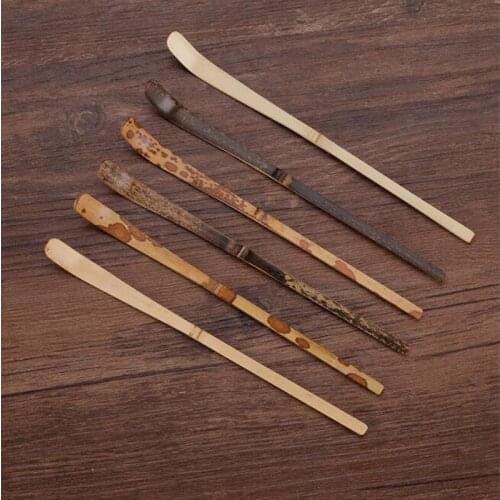 Natural Bamboo Matcha Spoon Handmade Tea Scoop Teaspoon Teaware Tea Ceremony Utensils Accessories 18cm