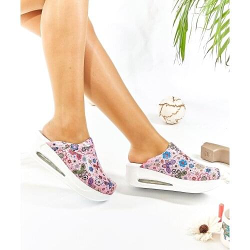 Lady Swagger Based Handmade Orthopedic Sabo Slippers Models Doctor Nurse Hospital & Nursing Leather Clogs & Womens Clogs