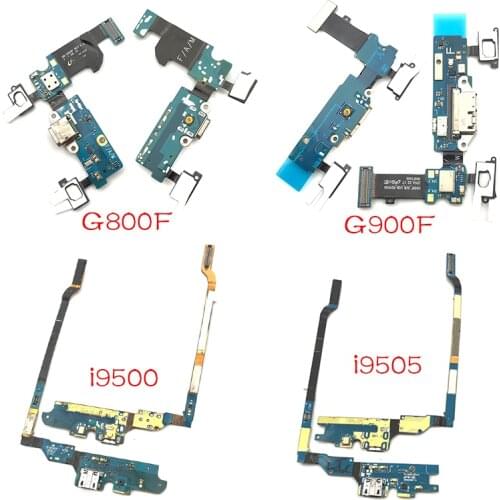 USB Charging Port Board For Samsung Galaxy S4 S5 mini i9500 i9505 i337 i9190 G900F G800F Charger Connector Dock Flex Cable