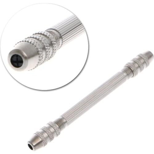 Useful Steel Double Spiral End Pin Vise Tong For Jewelry Craft Hobby Drill Tool