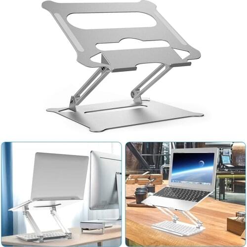 Laptop Stands Rack Aluminum Alloy Height Adjustable Notebooks Portable Bracket for Household Computer Accessories