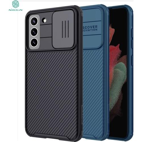 For Samsung Galaxy S21 FE 2021 Case Cover NILLKIN Slide Cover Camera Protection Case For Samsung Galaxy S21 FE 2021 Anti-skid