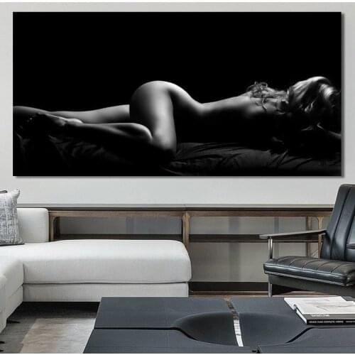 Sexy Body Nude Women Canvas Painting Modern Body Art Posters and Prints Wall Art Picture for Living Room Home Decoration Cuadros