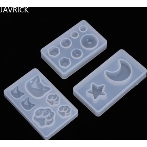 Silicone Mold DIY Crafts Claw Moon Geometry Mirror For Jewelry Making Decorative