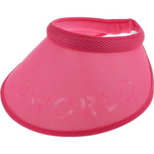 Sports Cotton Mesh Visor For Unisex Large Brim Outdoor Golf Jogging Hiking