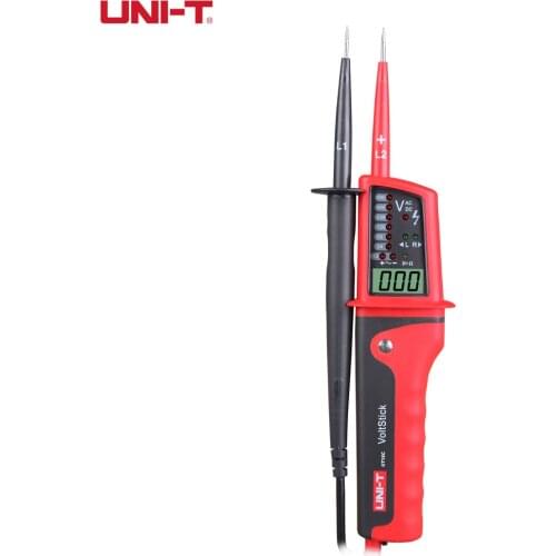 UNI-T UT15C Waterproof Voltage Tester LCD Display Automatic Range Phase Rotation Voltage AC DC Voltage Continuity Circuit Tester