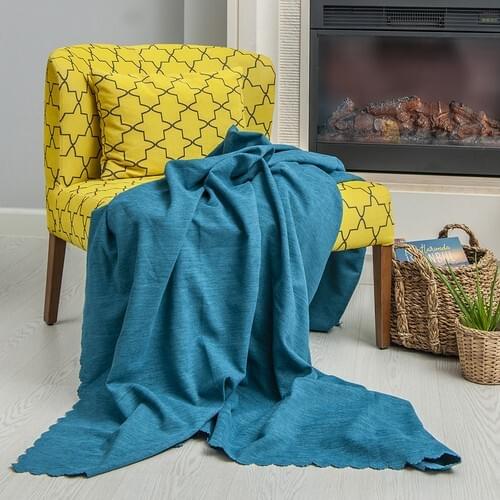 Antimacassar Woven Throw Blanket Winter %100 Chenille Thick Blankets for Beds Office Sofa Towel Quilt Good Quality Tv Blanket