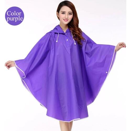 Yuding Bicycle Rain Poncho Plastic Cycling Cape Woman Ladies Rainwear Foldable Traveling Hooded Lips Printing Raincoat For Women