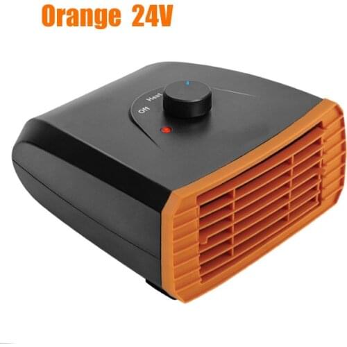 150W 24V Car Heater Heating Defroster Cooling Fan Car Cigarette Lighter for Heating Windowshield Auto