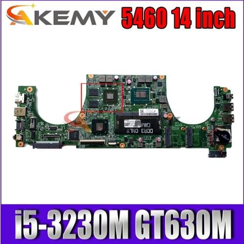 Akemy 0XX7YR 0XX7YR XX7YR DA0JW8MB6F0 FOR Dell Vostro 5460 14 inch Laptop Motherboard i5-3230M GeForce GT630M tested