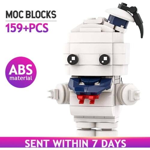 MOC Creative Movie Figures Ghosts-busterr Building Blocks Brickheadz Dolls Model Collection Bricks Toys for Kids Children Gifts