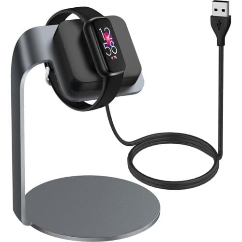 For Fitbit Luxe Desktop Charger Stand USB Fast Charging Dock Station For Fitbit Luxe Smartwatch For Travelers And Business