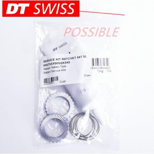 Original DT Swiss 54t Star Ratchet Kit: 2 star ratchets, 2 springs and grease
