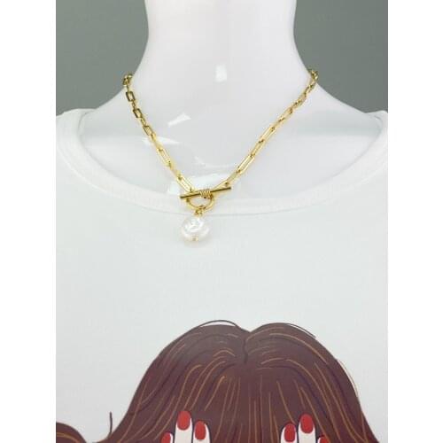 Necklace Jewelry Stainless Steel New Goddess Luxury Golden Color Luxe Fashion Women Hot Sell